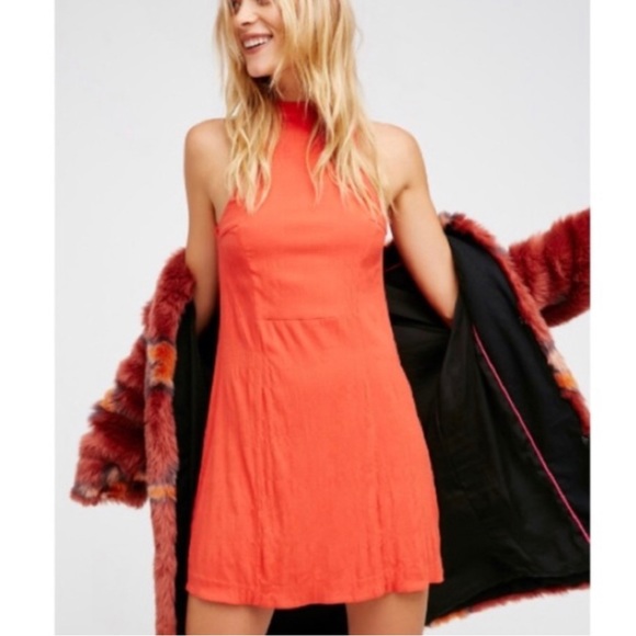 Free People Kitty Kat red mini dress - Picture 3 of 6